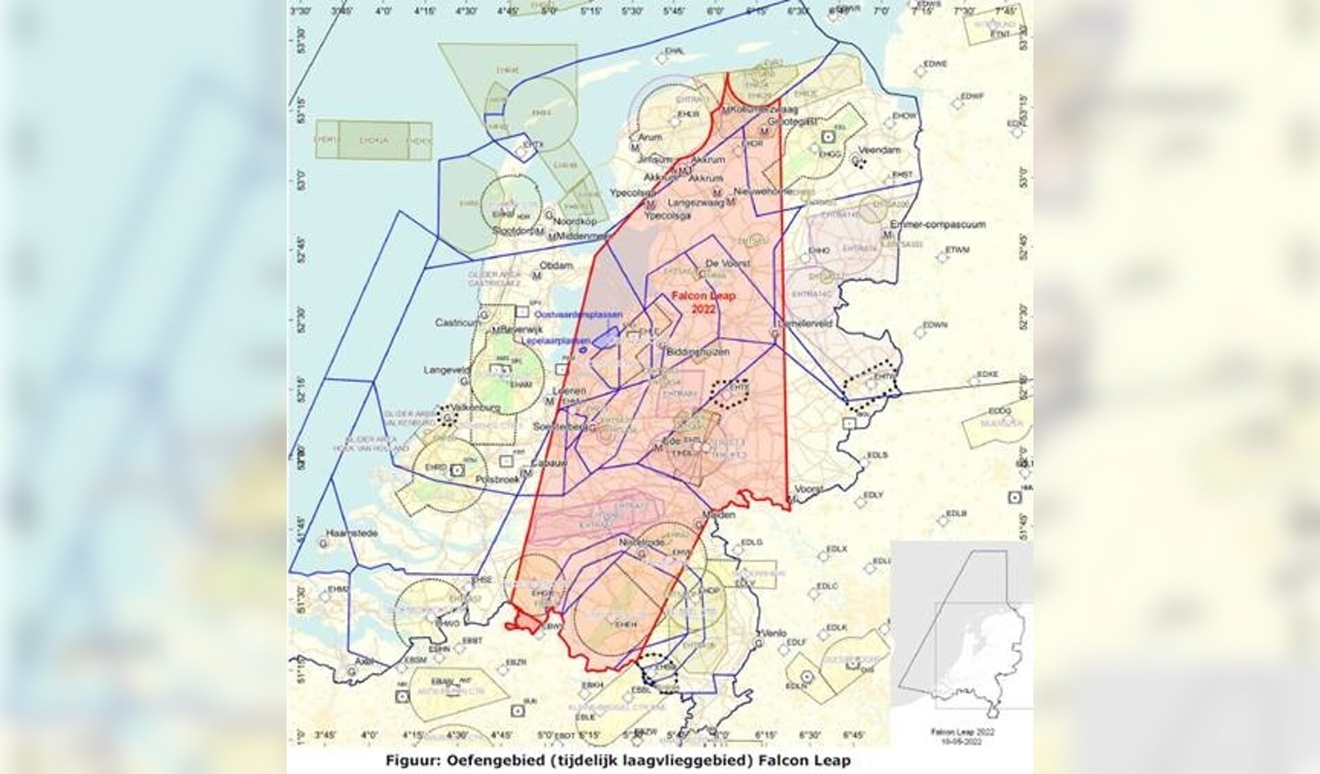 In de Marnewaard zijn van 5 tot en met 16 september twee soorten oefeningen van de Koninklijke Luchtmacht, onder andere de landelijke laagvliegoefening in het rood gekleurde gebied.