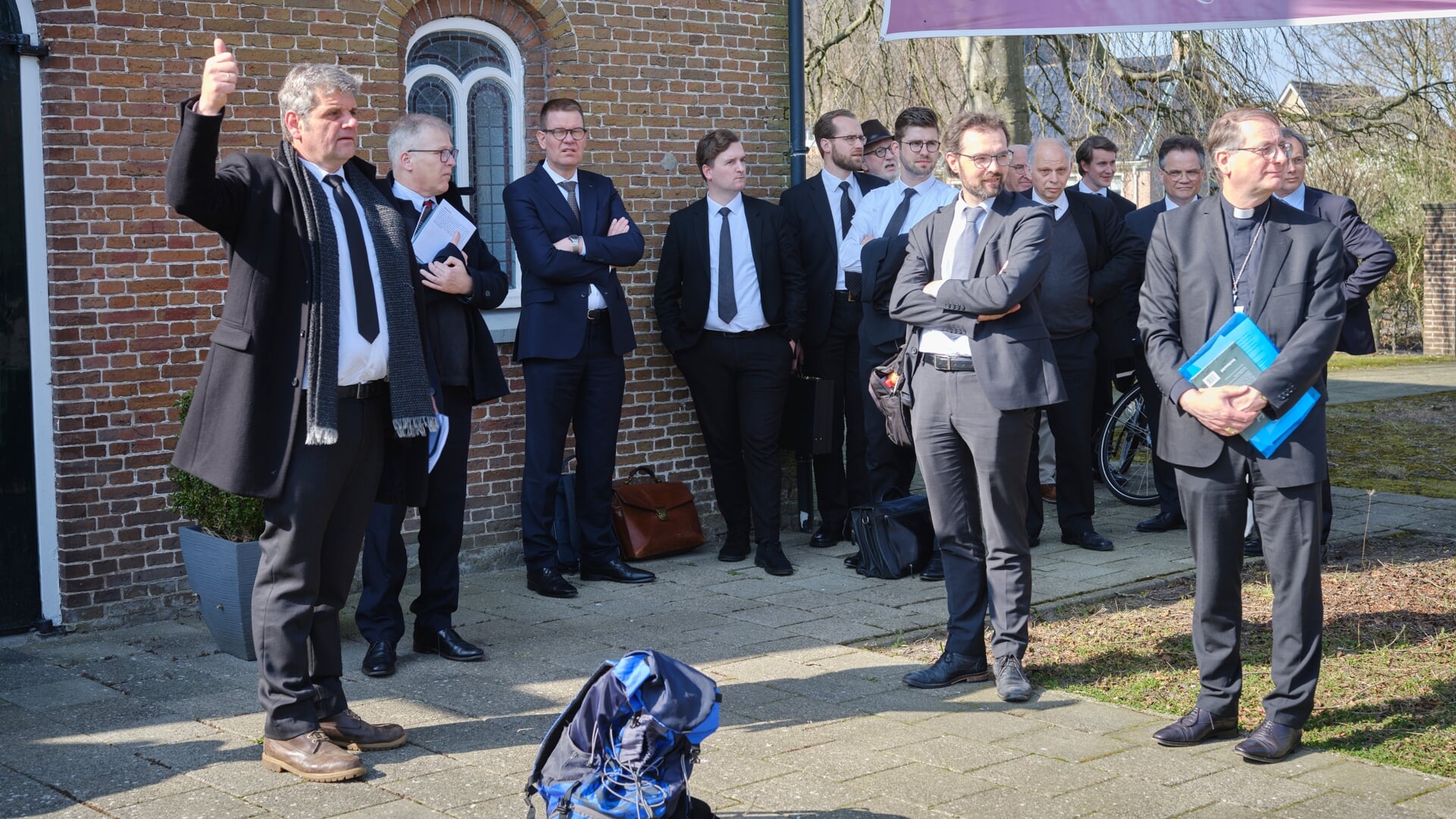 De eerste Preektocht in Friesland, vorig jaar in de Fryske wâlden.