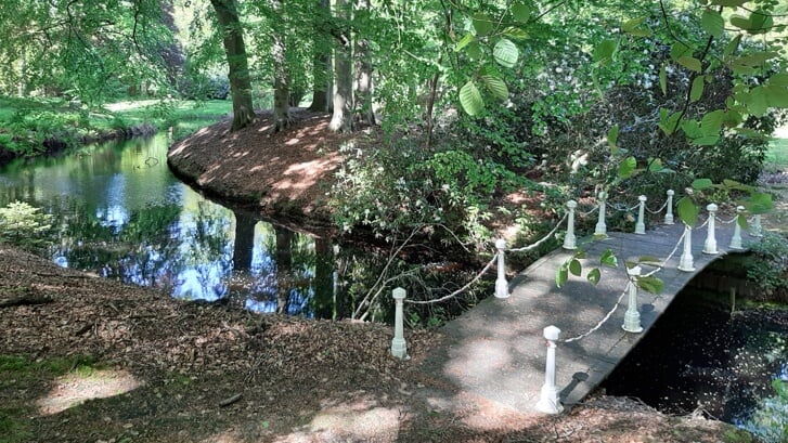 Ook de tuin van buitenplaats Oranjestein in Oranjewoud is een ontwerp van Pieter Lucas Roodbaard