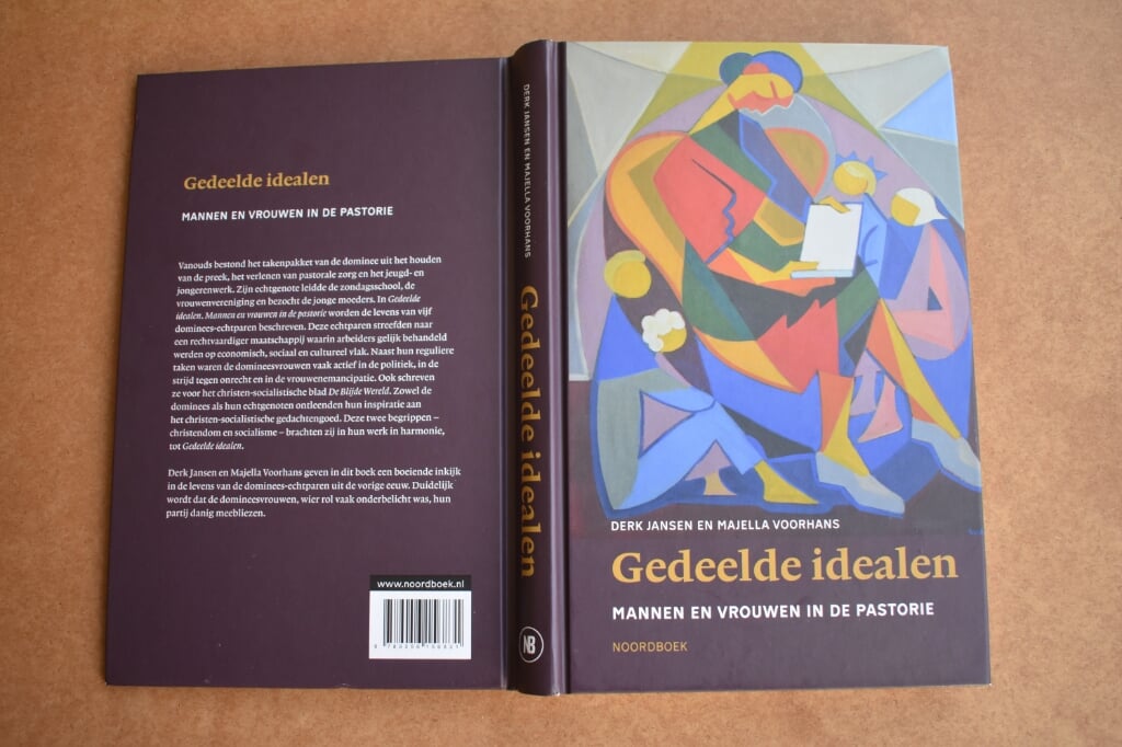 Het omslag van 'Gedeelde idealen', met een illiustratie van Siep van den Berg.