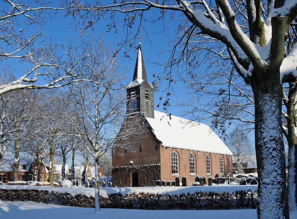 De voormalige Hervormde kerk Rottevalle, nu eigendom van de Stichting Âlde Fryske Tsjerken. 