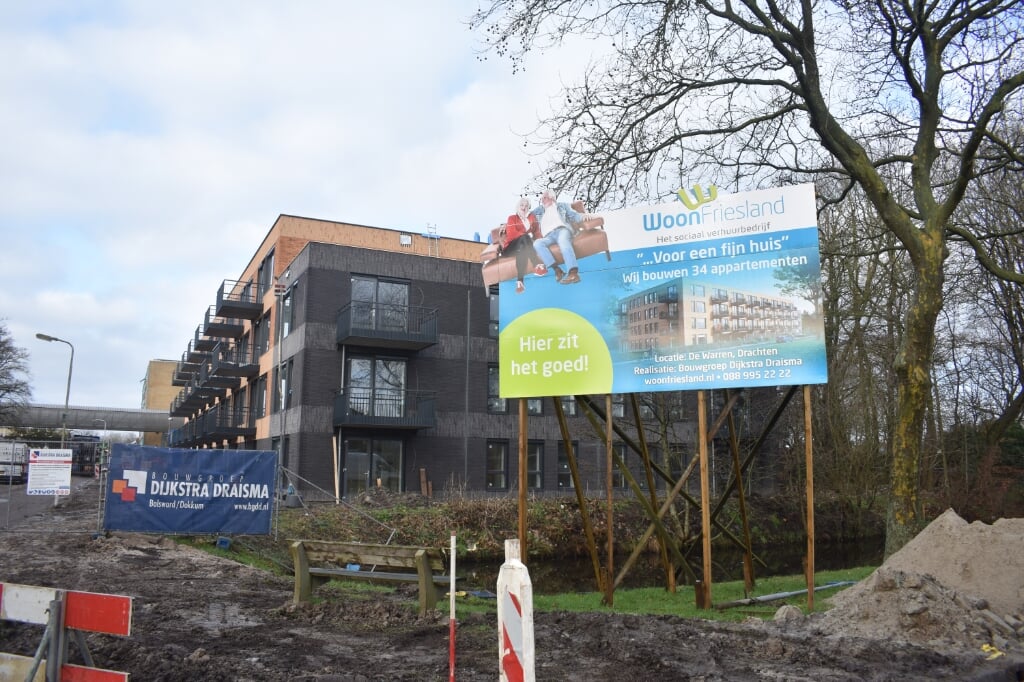 Nieuwbouw door Dijkstra Draisma voor WoonFriesland: 34 appartementen aan de Warren in Drachten