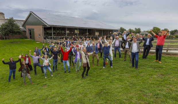 Blije partners van het Platform. Foto's: Provincie Gelderland