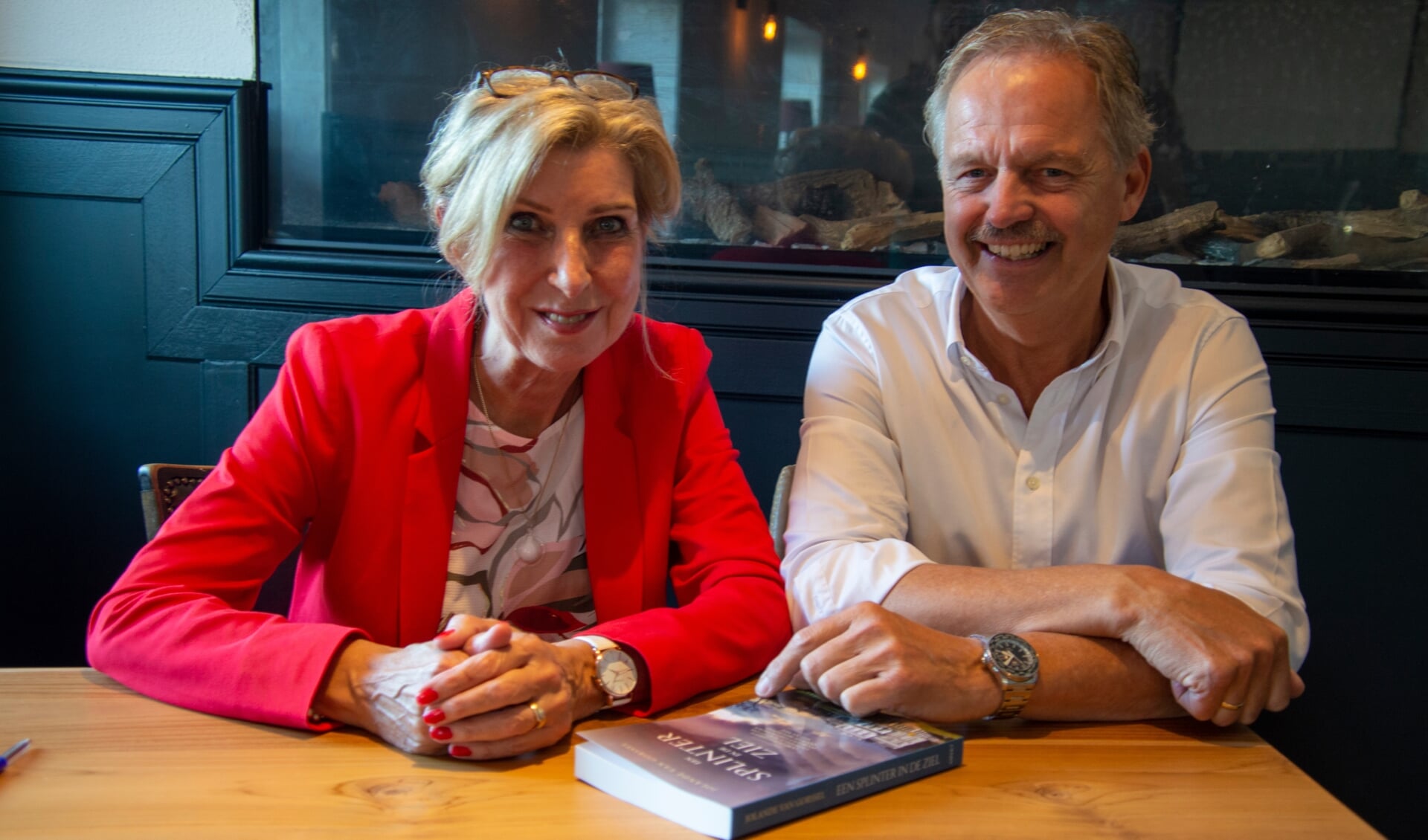 Schrijfster Jolande van Gorssel en haar man Marius. Foto: Marion Verhaaf