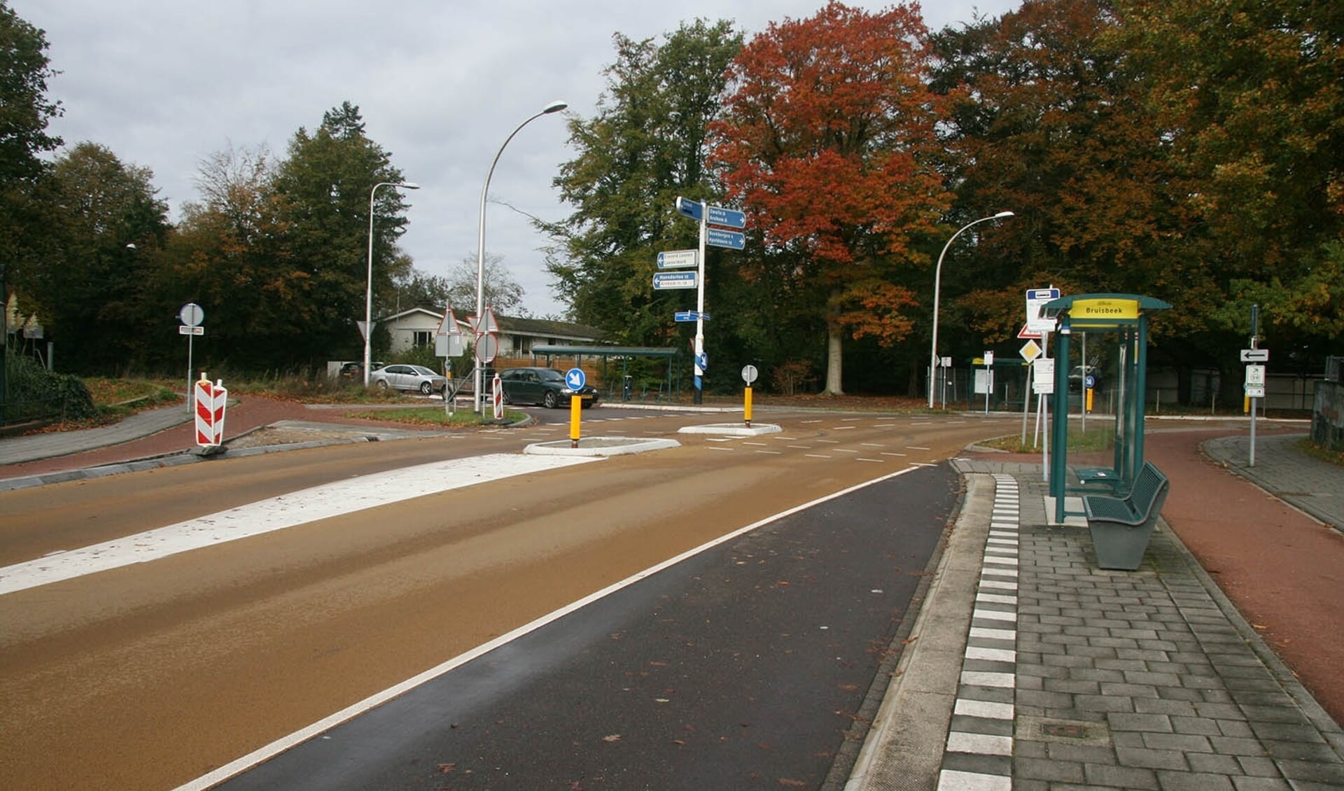 Het bewuste kruispunt in Loenen. Foto: archief