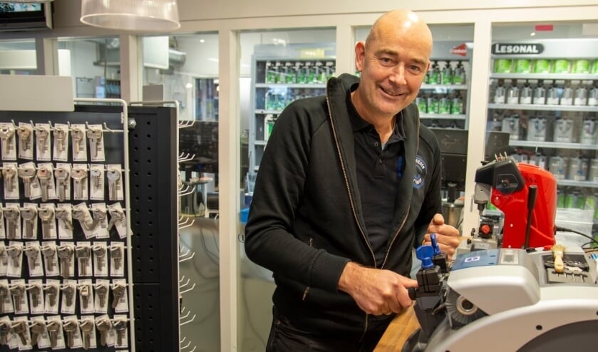 Jeroen van der Giesen van Van der Giesen Autoshop. Archieffoto Marion Verhaaf