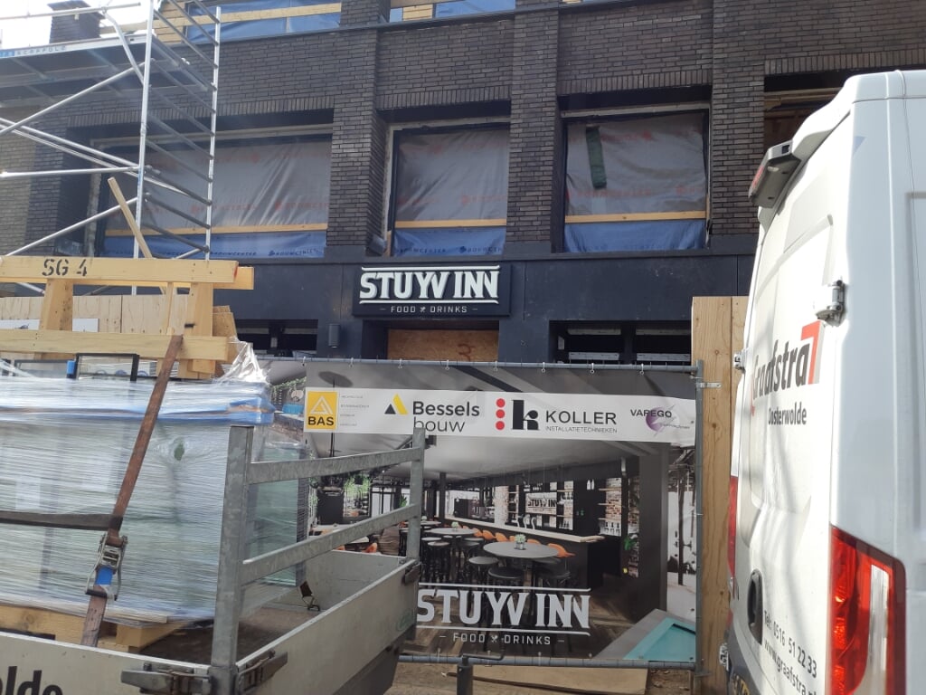 Bouwlocatie van het nieuwe Stuyv Inn. Foto: Peter Leunissen