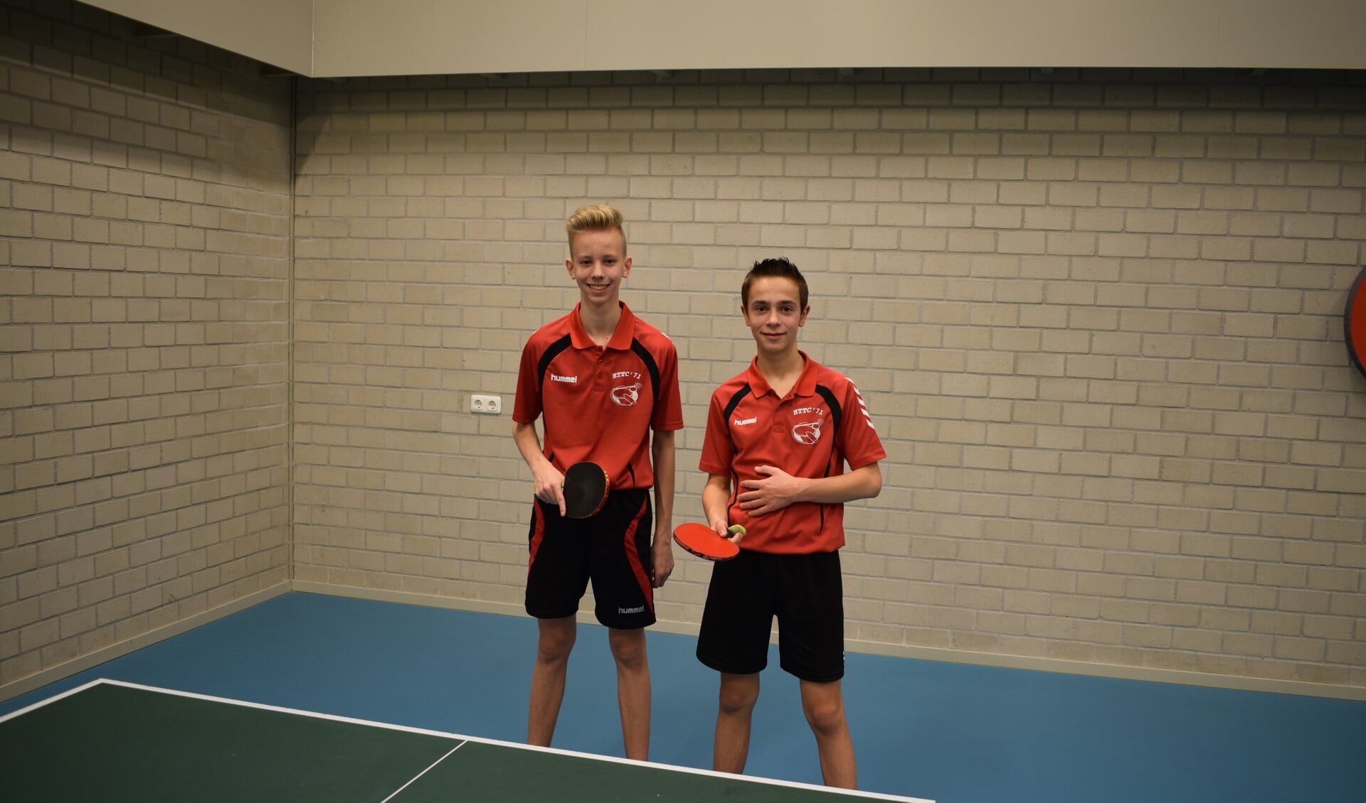 De kampioenen: Niels en Bodhi. (foto: Henk Barends)