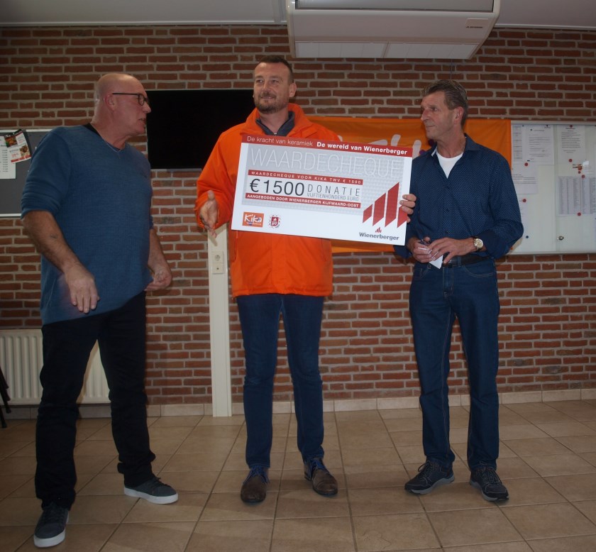 aanbieden van de Cheque