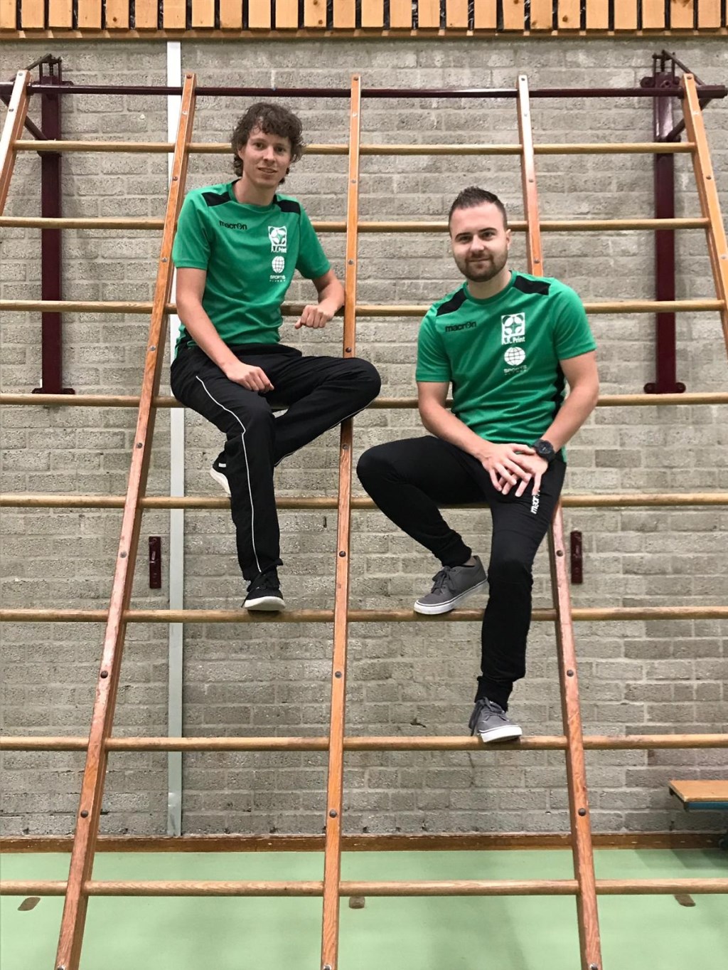 Docenten Wsport Jorik Roelofsen en Jorn Bronkhorst.
