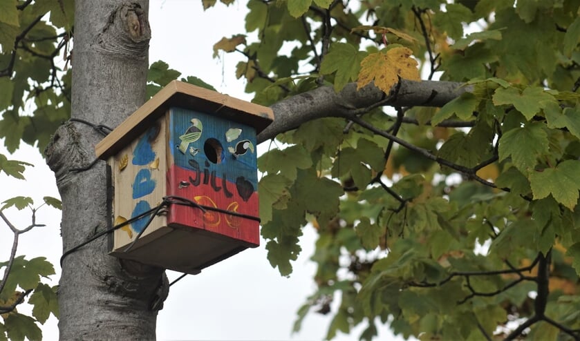 Vogelhuisje op Ceres. (foto: Jaap Klompstra)