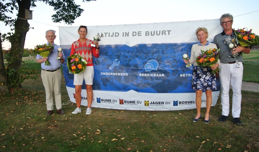 Winnaars van de Zevenaar Golf Cup 2019. (foto: Joke)