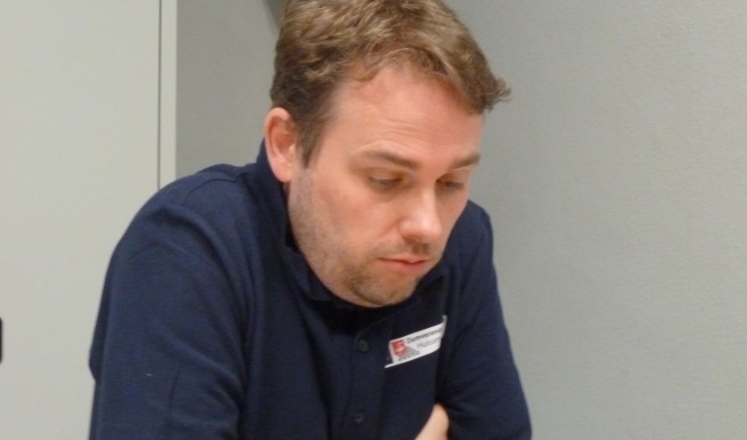 Joost Hendriksen in zijn winstpartij.