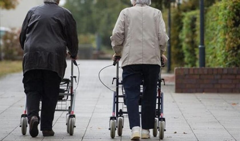 Rollatorgebruikers. (foto: Stichting Gezondheid)