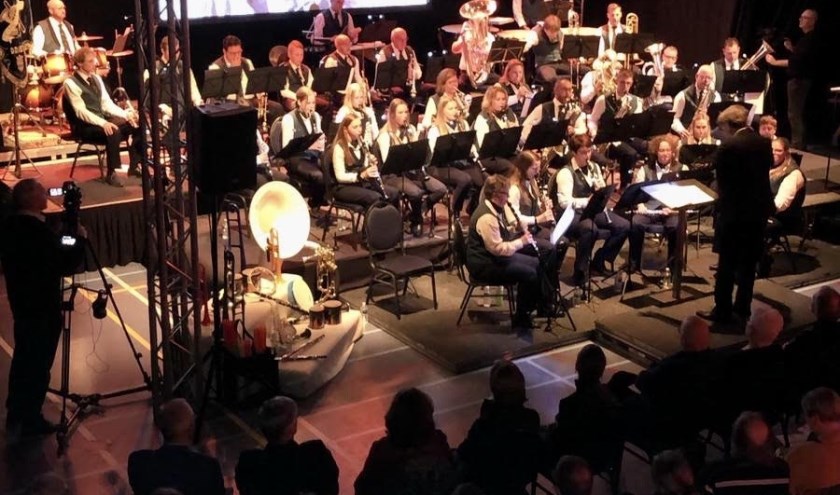 Concordia tijdens het jubileumconcert. (foto: familie Smeenk)