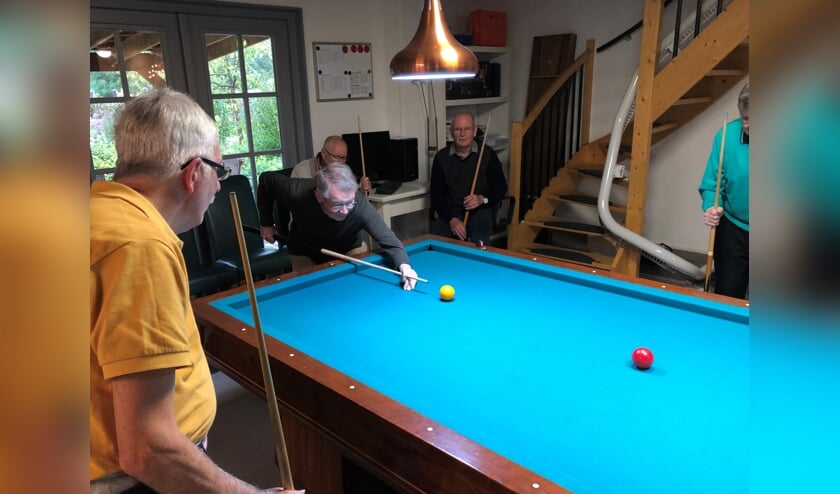 Biljarten op De Minkhof. (foto: PR de Minkhof)