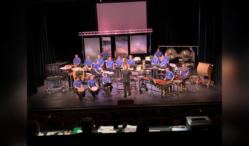 Slagwerkgroep Sint-Caecilia Gendt. (foto: Sint-Caecilia)
