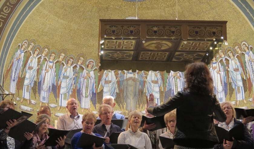 Het Nijmeegs Byzantijns Koor. (foto: Ineke Teunissen)