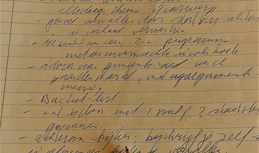Aan de slag met pen en papier.