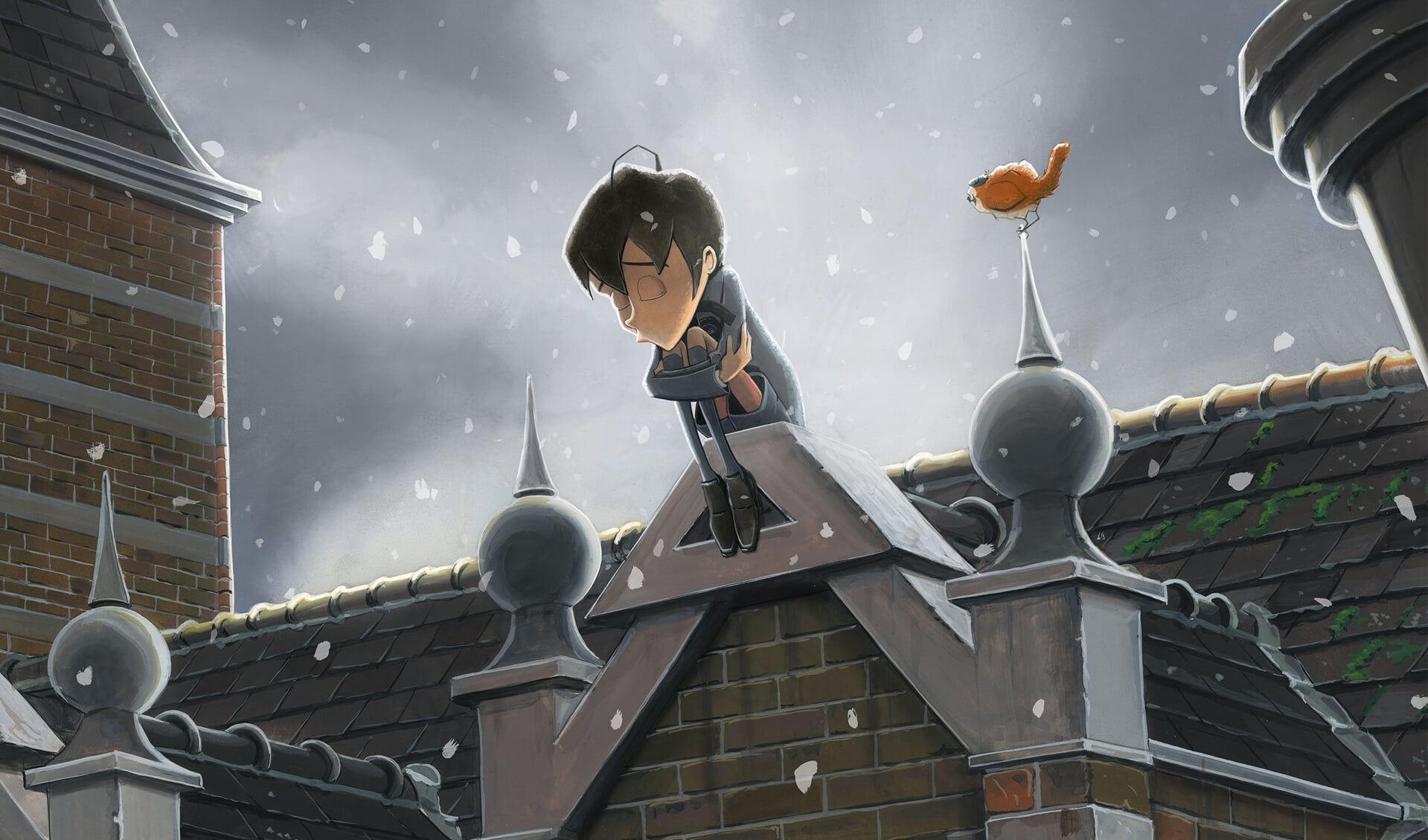 Animatiefilm 'From The Snow-Covered-Hill’.