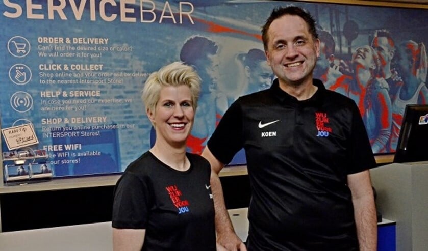Joyce Mulder en Koen Luising zijn trots op de nieuwe zaak. (foto: Ab Hendriks) 
