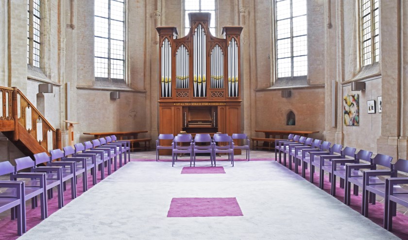 Het nieuwe koororgel in de Grote Kerk te Elst. (foto: Carel van Gestel)