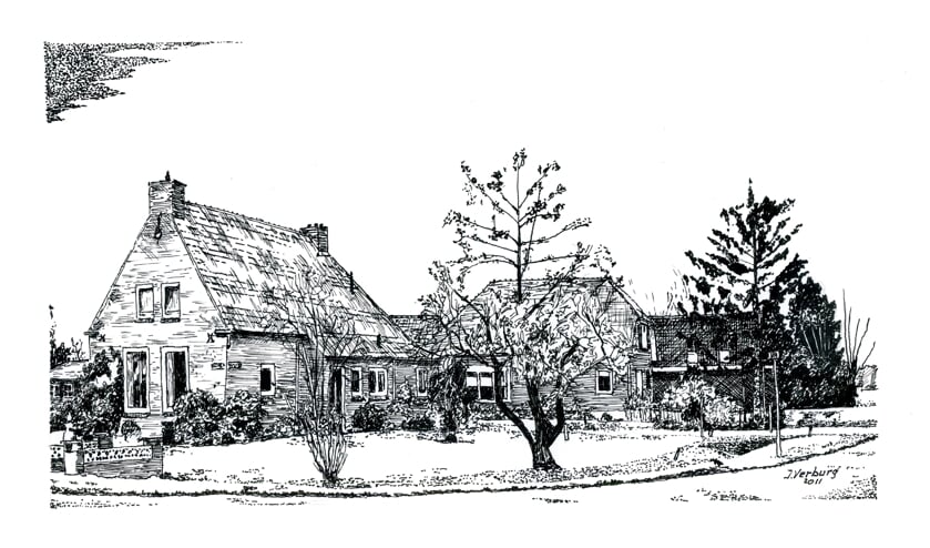 Kattenleger-De Plak Bemmel. (tekening: Joop Verburg)