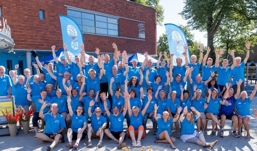 Leden wandelvereniging. (foto: Marcel Krijgsman)