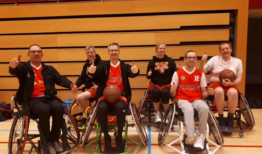 Links naar rechts Peter Gijsbers, Robert Dekker, Isabelle Haring, Maarten Groenendijk en Martijn van de Goor.