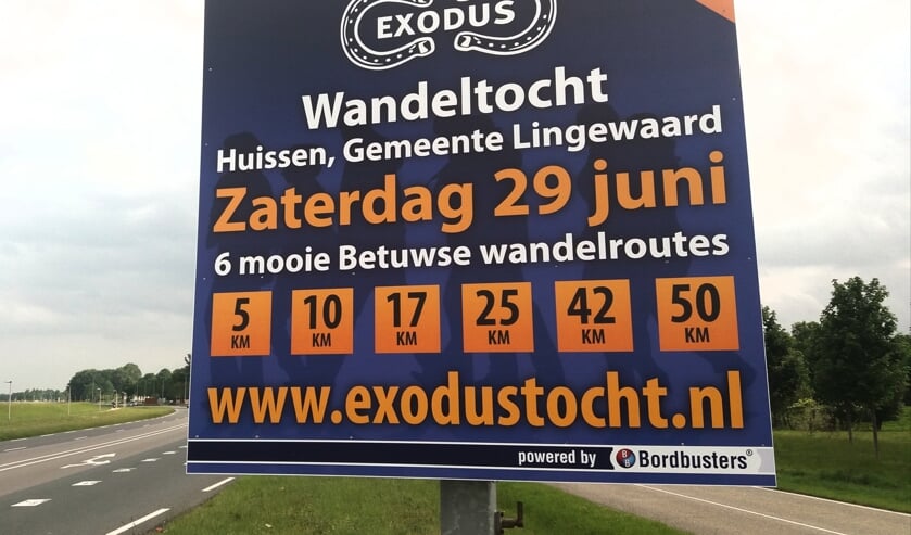 BordBusters plaatste weer de uitnodiging. (foto: Martien van Hemmen)