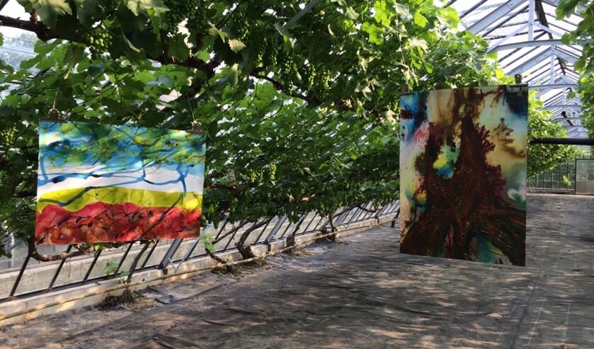 Kunst in de kassen van Mea Vota. (foto: Louise de Haardt)