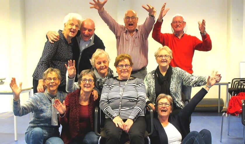 De enthousiaste toneelgroep Jong Belegen