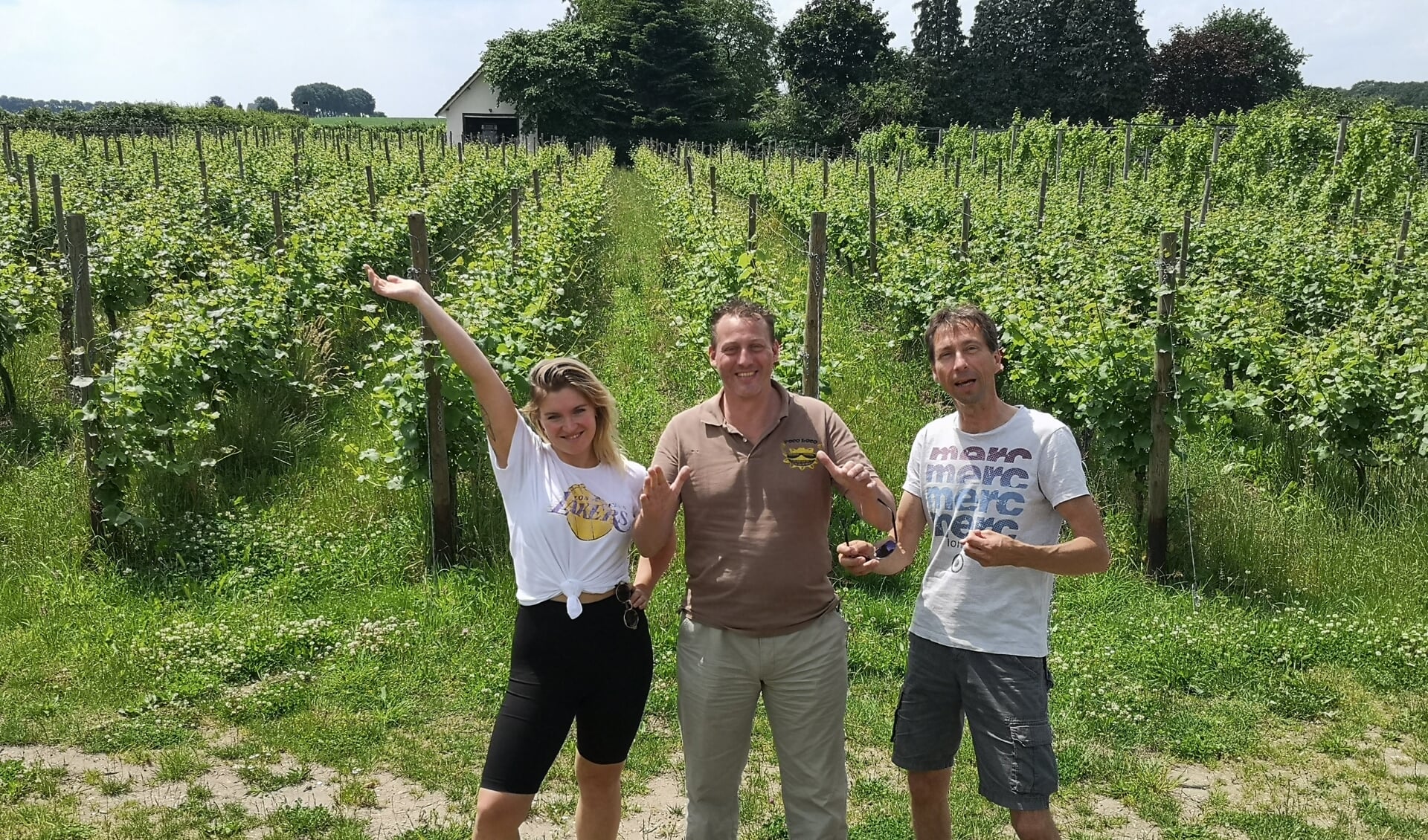 Van links naar rechts: Lisanne Bron, Eelco van Gelderen, Jeroen van de Bult. (foto: Lisanne Bron)