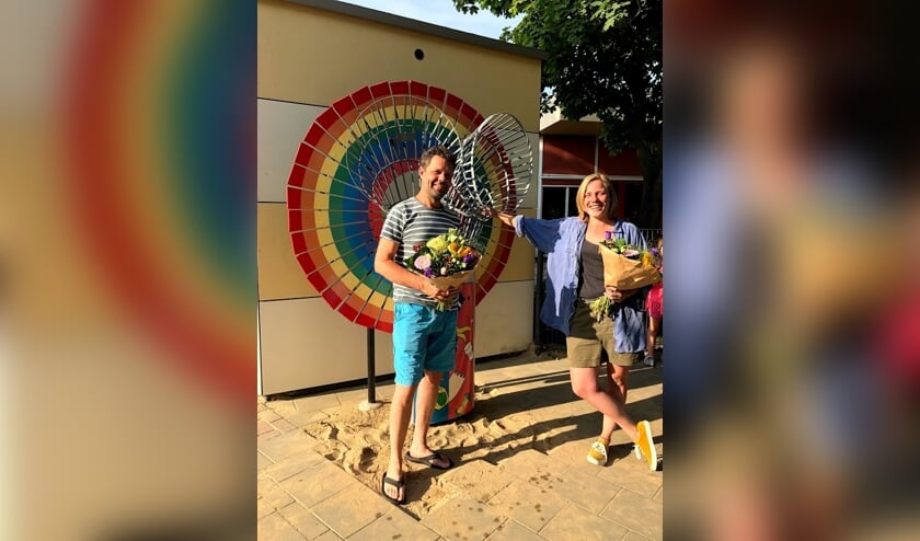 De kunstenaars voor de Mikker. (foto: D. Smits)
