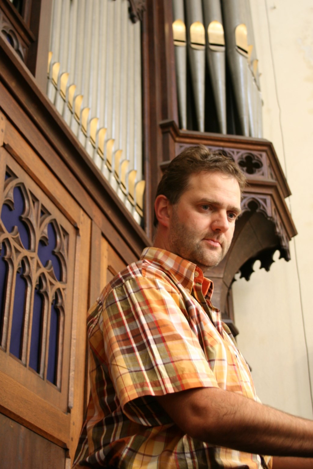 Marcus Bergink, organist. (foto: Arjen Faber )