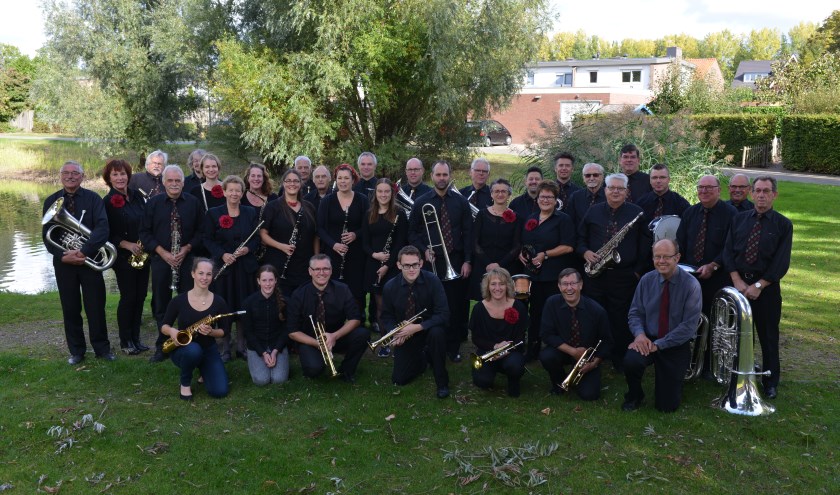 Muziekvereninging Ooijse Toekomst. (foto: Herman Leensen)