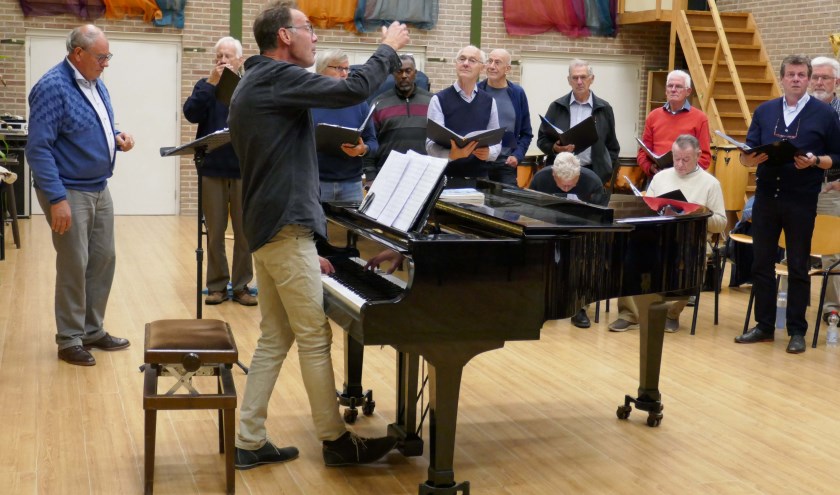 Onze dirigent/arrangeur. (foto: Jan Startman)