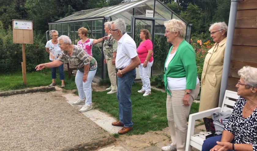 Jeu-de-boulen op De Minkhof. (foto: PR De Minkhof)