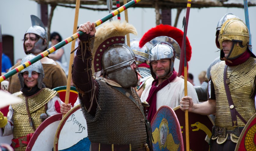Romeinse re-enactors. (foto: Museumpark Orientalis)