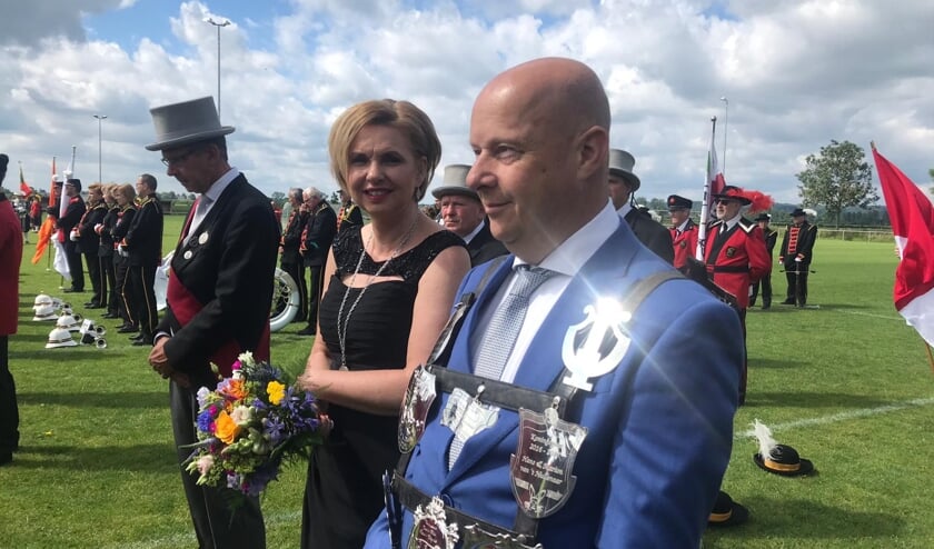 Doornenburgse schutterskoning Bert van Deelen is één van de kandidaten voor het Lingewaard koningschap. (foto: Martijn Claassen)