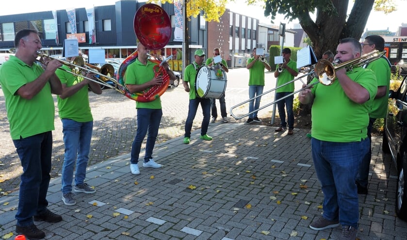 Vrolijke ontvangst.