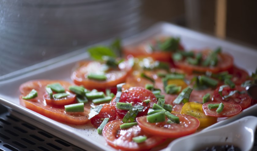 Tomatengerecht. (foto: Lenneke Lingmont)
