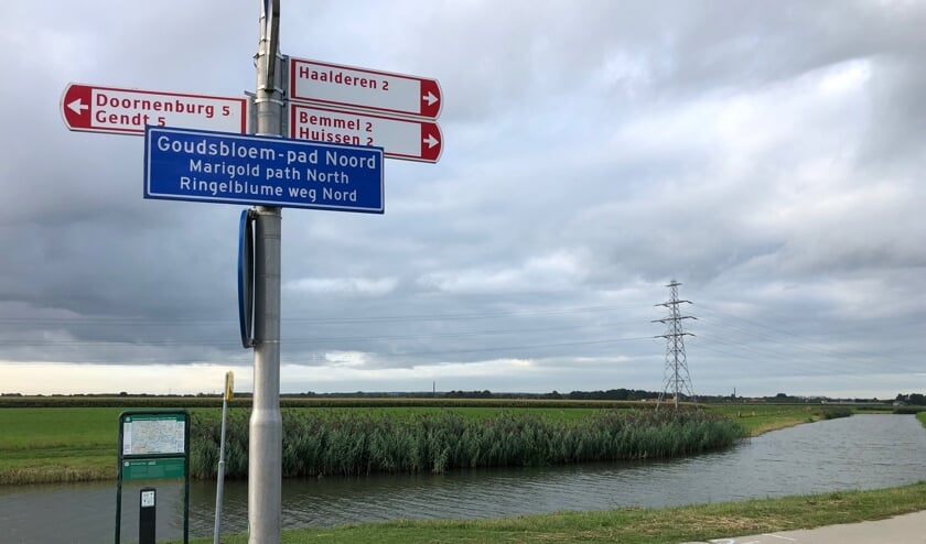 De locatie van Trompetgeschal aan de Lingewal. Een van de mooiste plekjes van Angeren. (foto: Tom Smits)