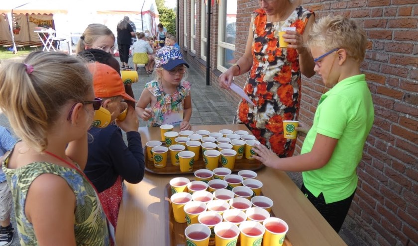 veel drinken, want het is heet...