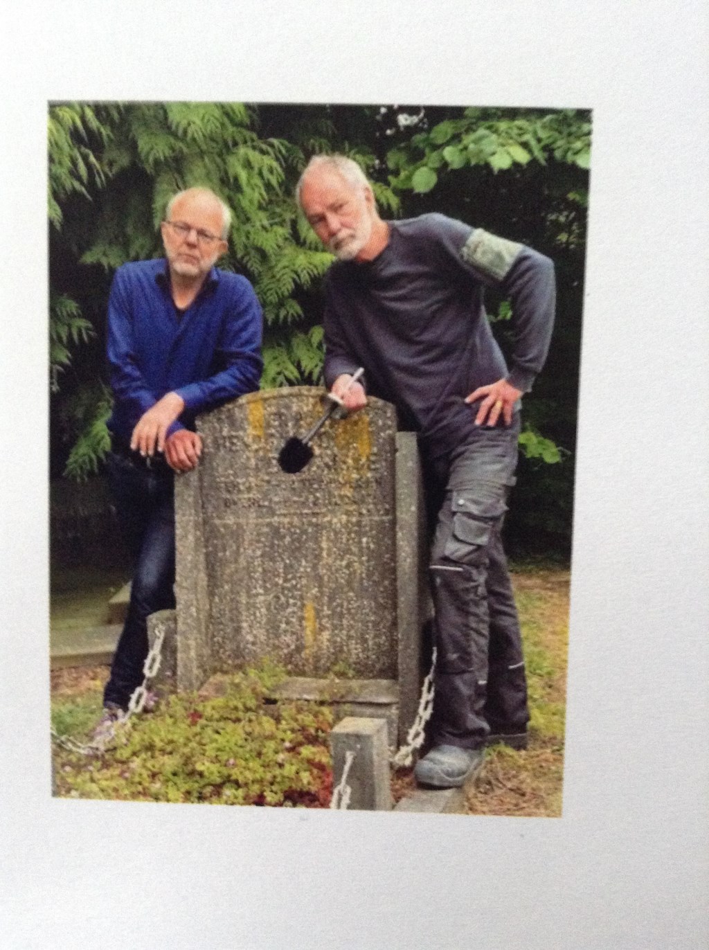 De broers Leo en Guus Smid. (foto: Conny Smid)
