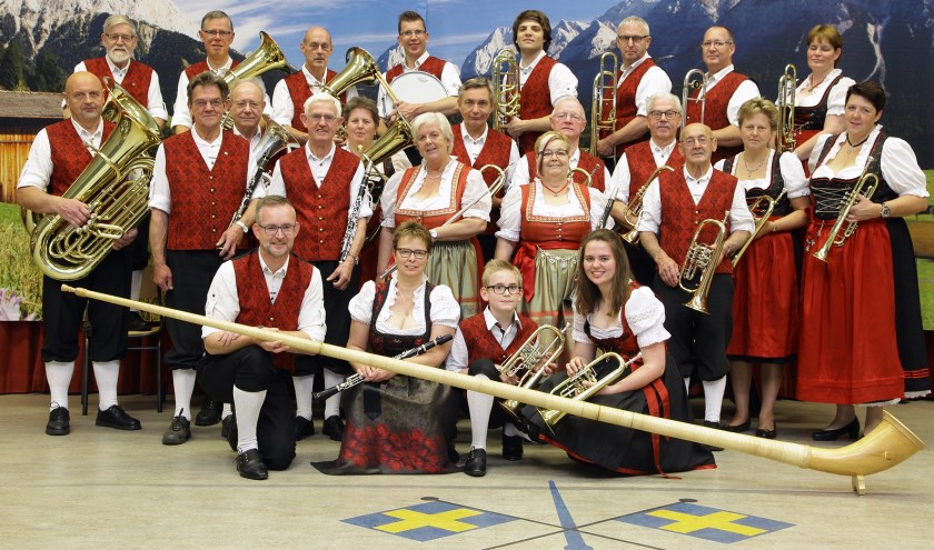 Egerländerkapel De Leemkuulers. (foto: Niels Sparnaaij)