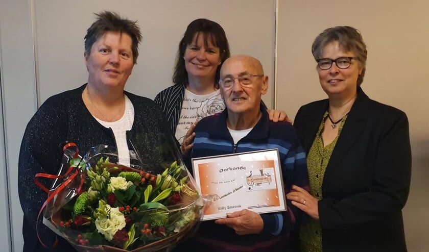 Jubilaris Willy Smeenk. (foto: Annie Altena)