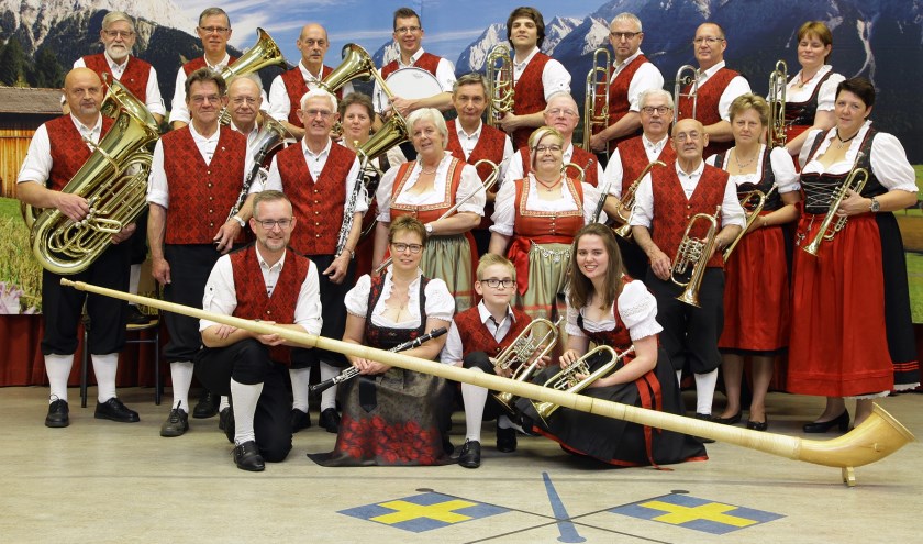 Egerländerkapel De Leemkuulers. (foto: Niels Sparnaaij)