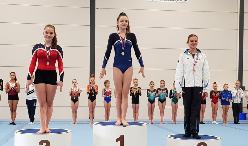 Zilver voor Lieke Meulenberg. (foto: GV Elistha)