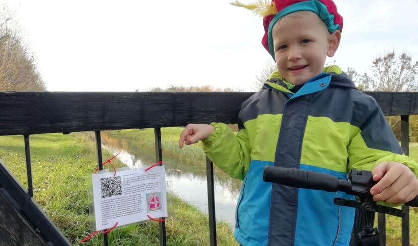<p>Op het startpunt bij Klein Rome kun je de QR code scannen en gelijk starten. (foto: Sandra Brookman-Bak)</p>